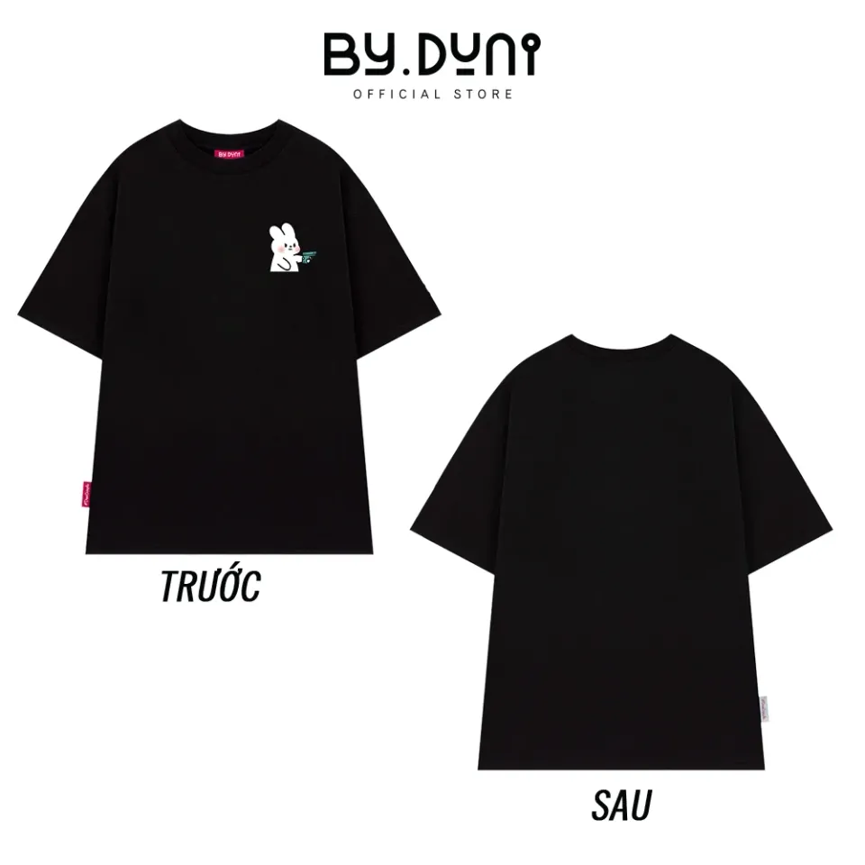 Áo thun BY.DUNI in THỎ BẮN GẤU – By.Duni