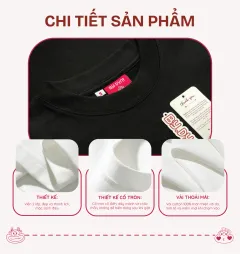 Áo thun BY.DUNI thêu KÝ TỰ YÊU THƯƠNG – Chi tiết sản phẩm