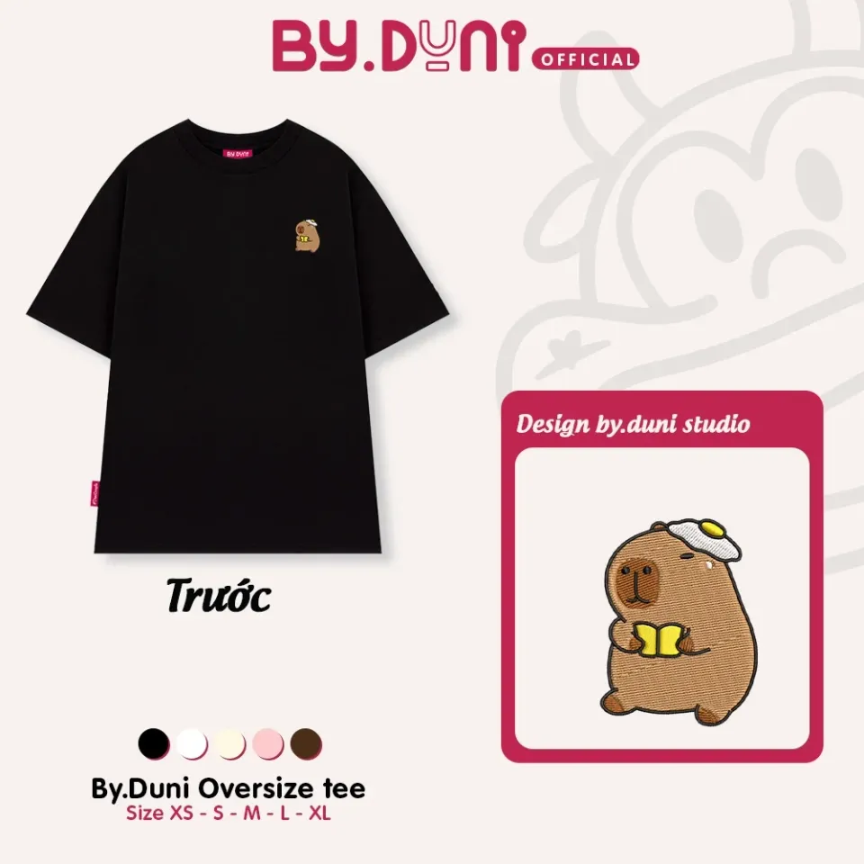 Áo thun BY.DUNI thêu CAPYBARA – By.Duni