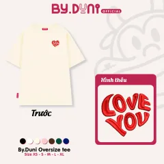 Áo thun BY.DUNI thêu LOVE YOU MISS YOU – Be