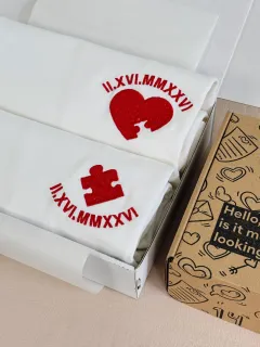 Áo thun thêu tên riêng Puzzle – Ảnh chi tiết