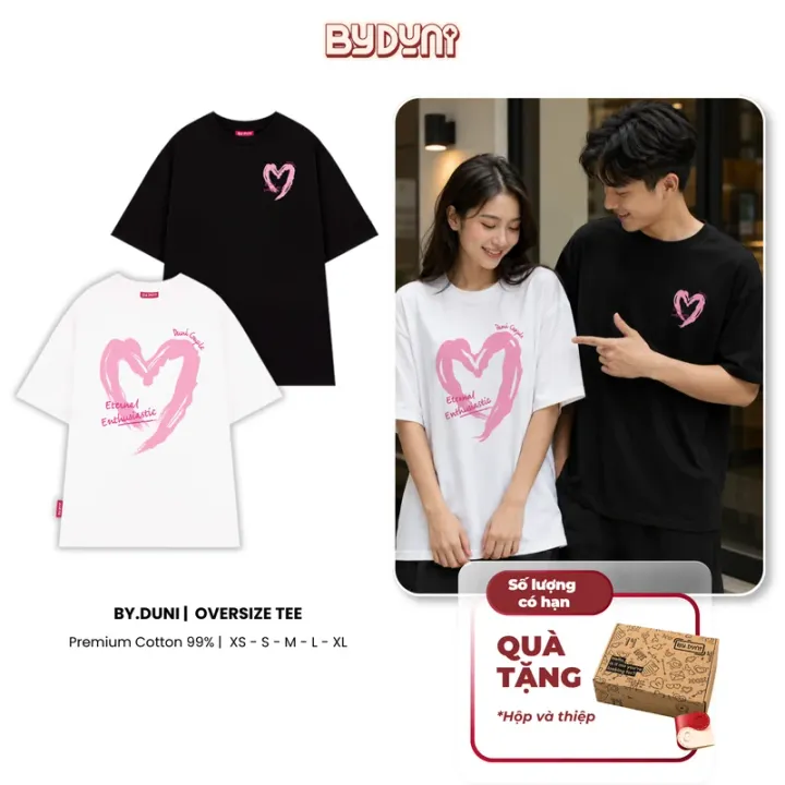 By.Duni ETERNAL HEART Printed T-Shirt – By.Duni