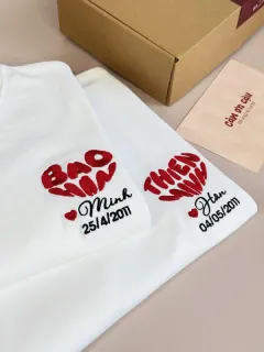 Áo thun thêu tên riêng Bubble – Ảnh bìa