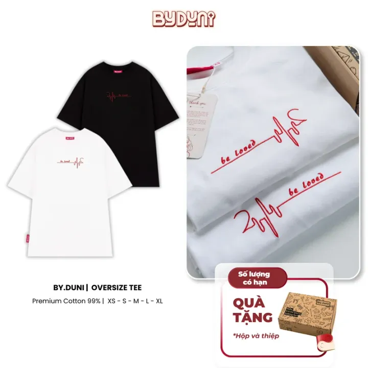By.Duni Be Loved Embroidered Couple T-shirt – By.Duni