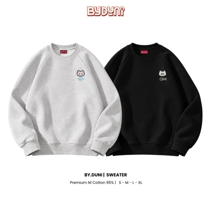 By.Duni CAT FISH Embroidered Sweater – By.Duni